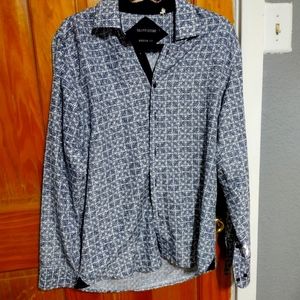 Fancy pattern long sleeve Dress shirt